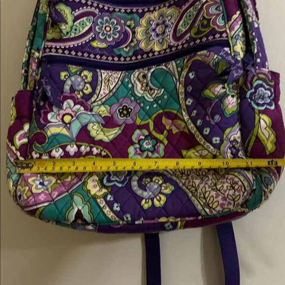Vera Bradley - PURPLE PAISLEY FLORAL BACKPACK - Picture 14 of 16
